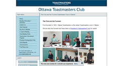 Desktop Screenshot of ottawatoastmasters.com