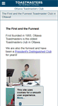 Mobile Screenshot of ottawatoastmasters.com